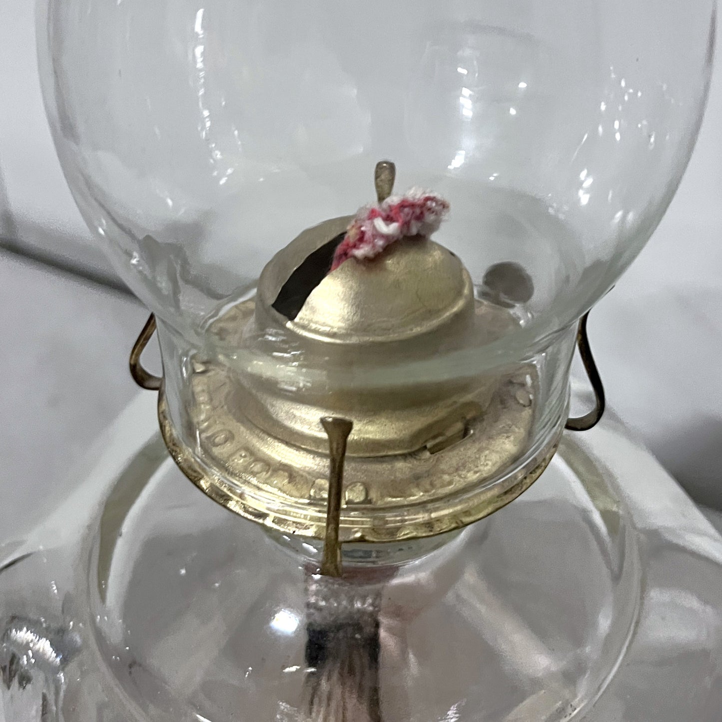 Glass Oil Lamps (Set of 2)