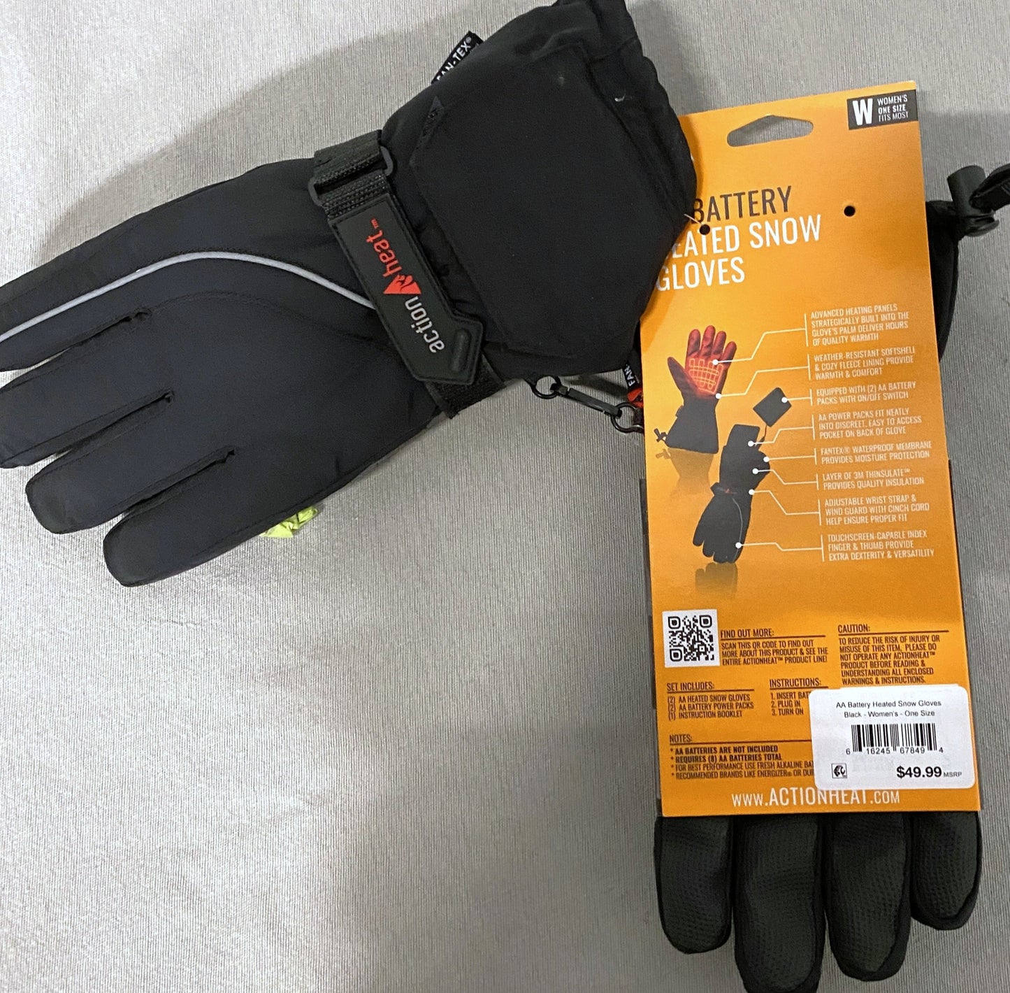 Heated Snow Gloves (Womens)