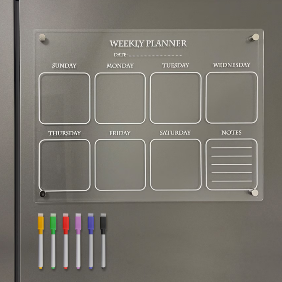 Magnetic Acrylic Calendar