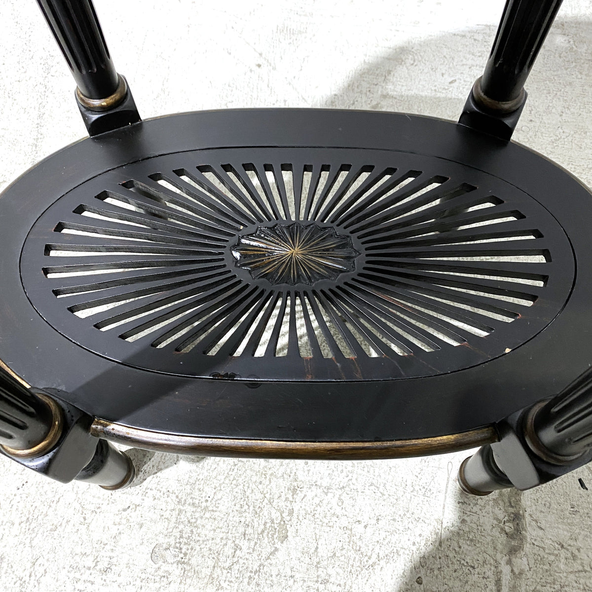 Oval-shaped End Table