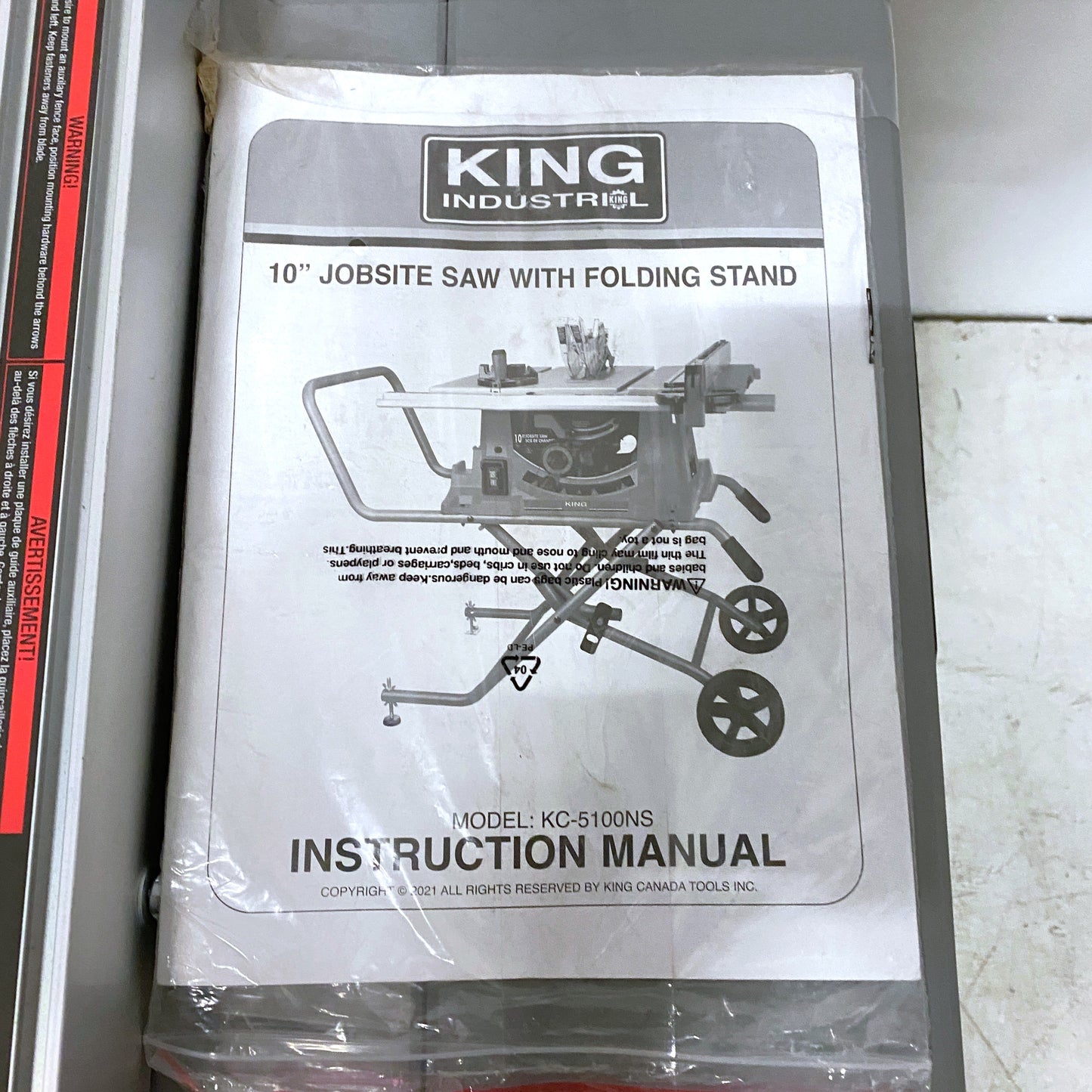 10-inch Jobsite Saw with Folding Stand