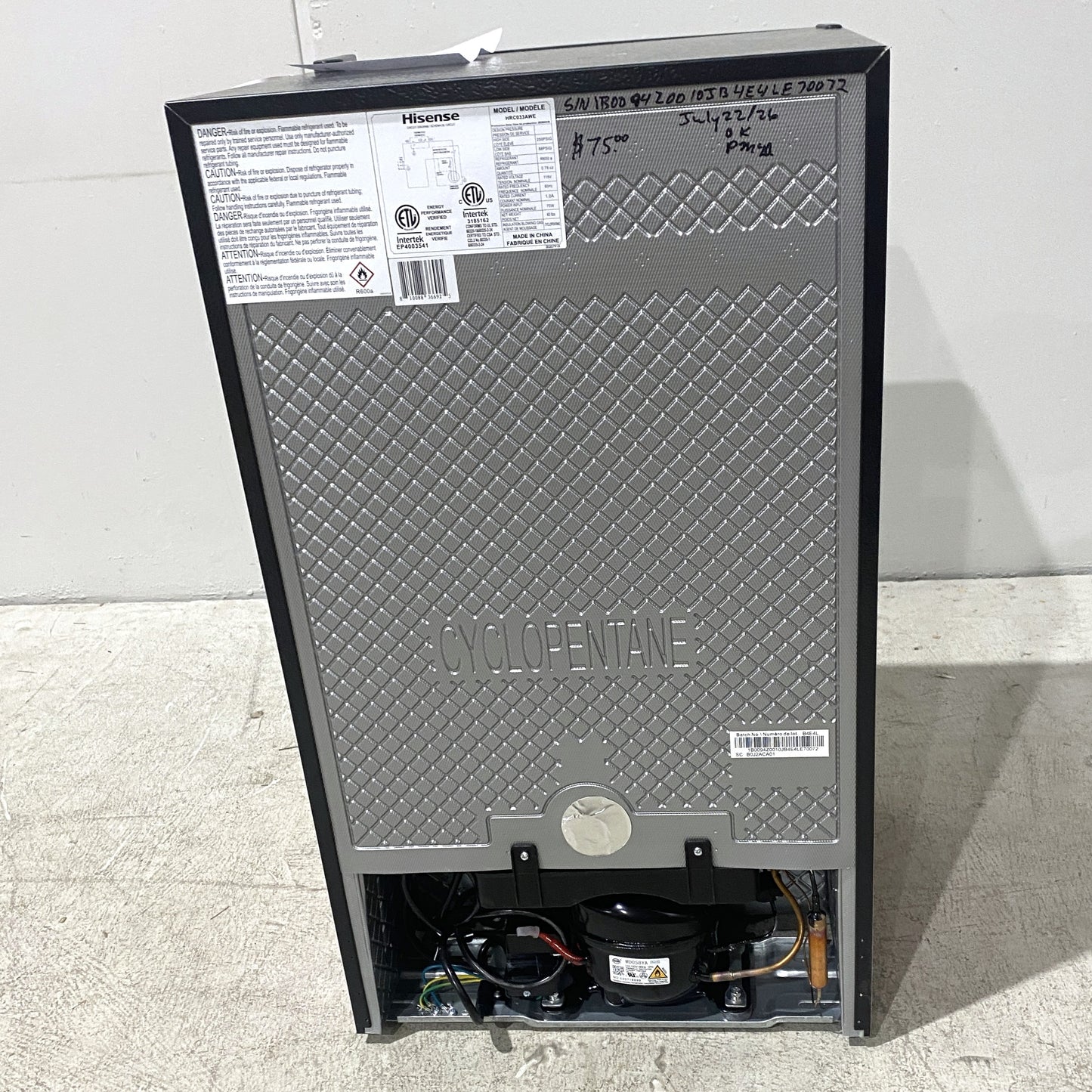 White Mini Fridge
