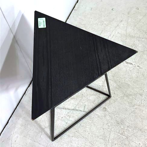Geometric Inverted Pyramid Accent Table