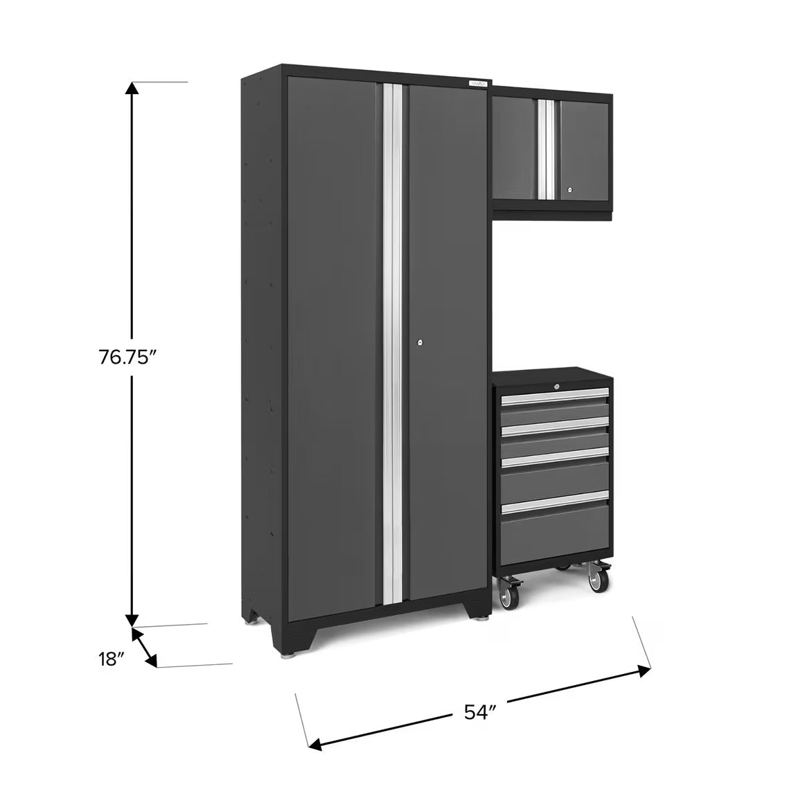 3PC Garage Cabinetry Set