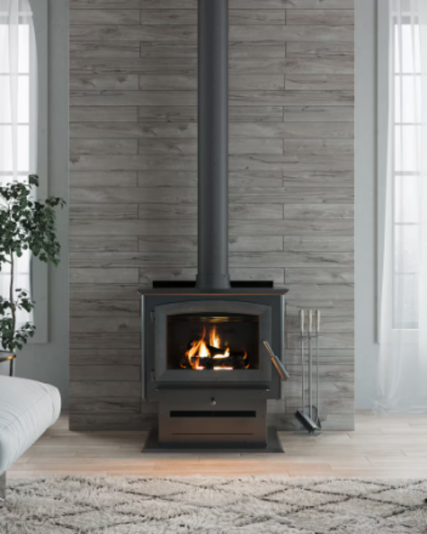 Pedestal Wood Stove