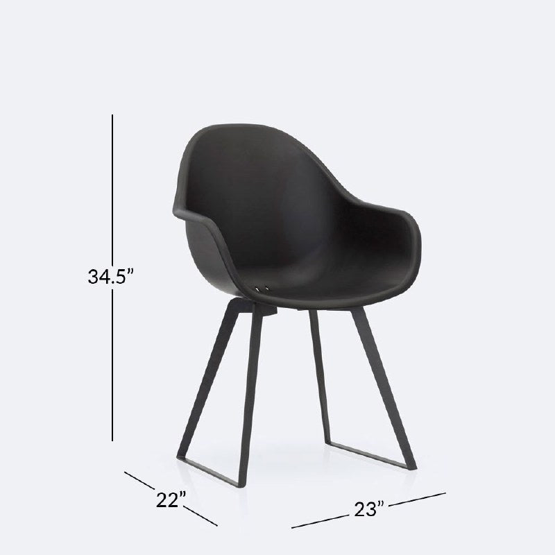 Contoured Dining Chairs (Set of 4)