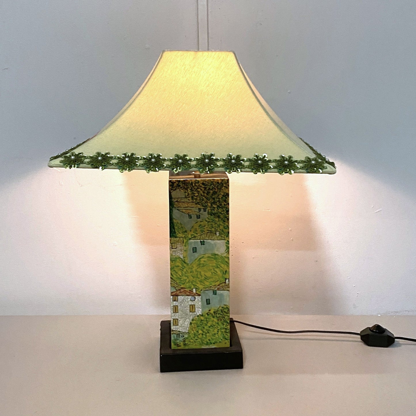 Painted Table Lamp