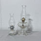 Glass Oil Lamps (Set of 2)