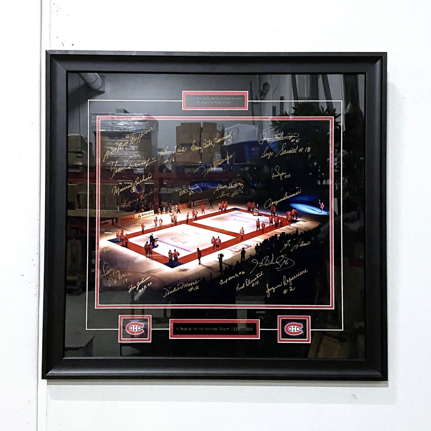 Collectible Montreal Forum Framed Photo