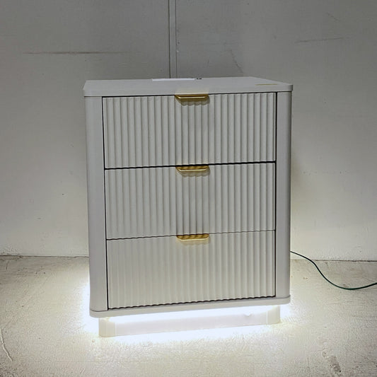 Nightstand w/ LED Lighting & Charging