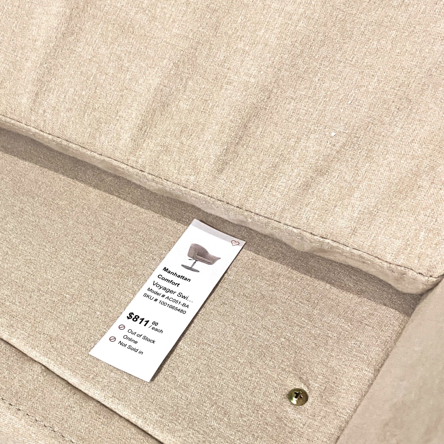 Swivel Adjustable Accent Chair