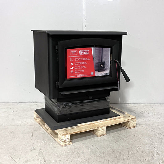 2,000 Sq. Ft. Pedestal Wood Stove