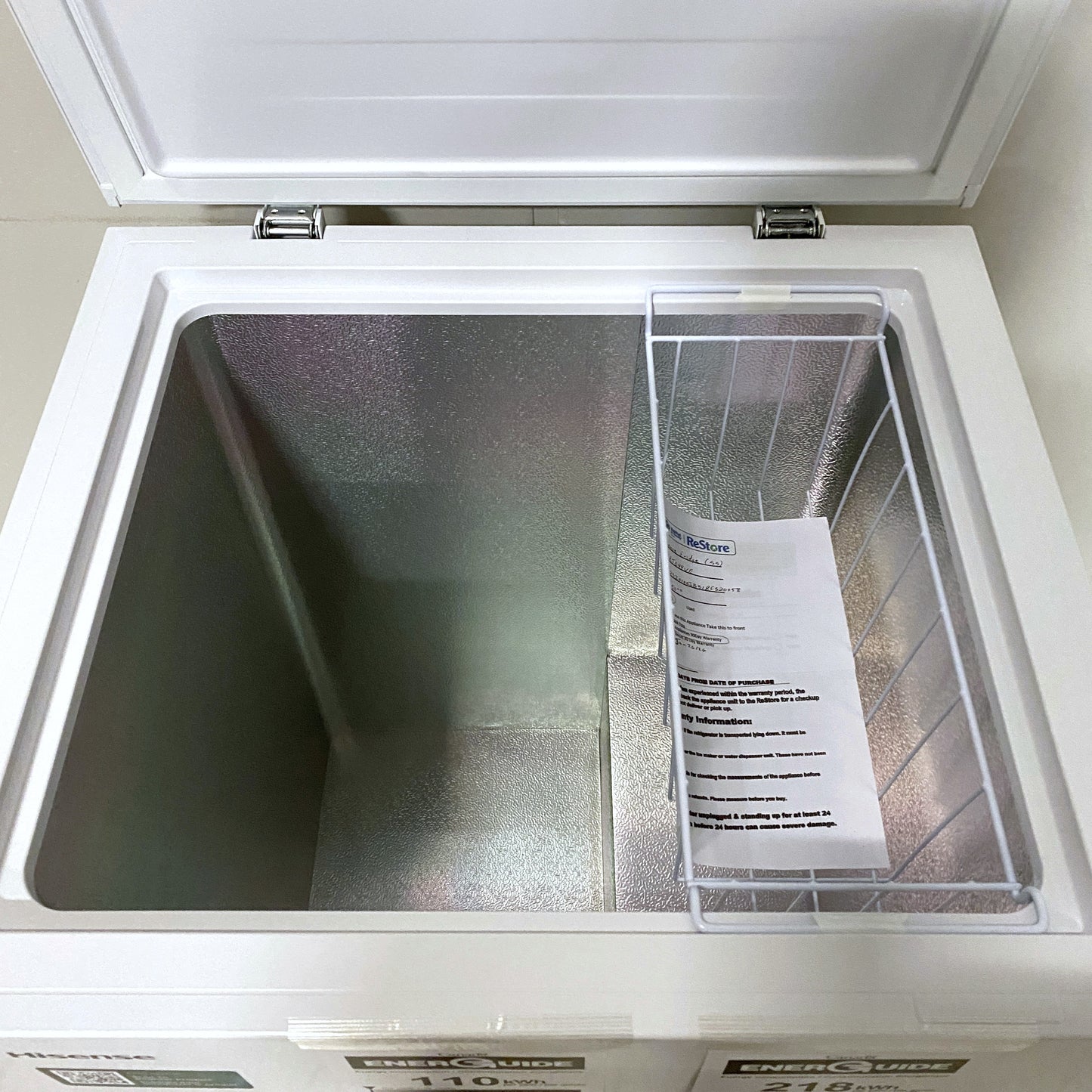 5.0 cu ft. Convertible Chest Freezer