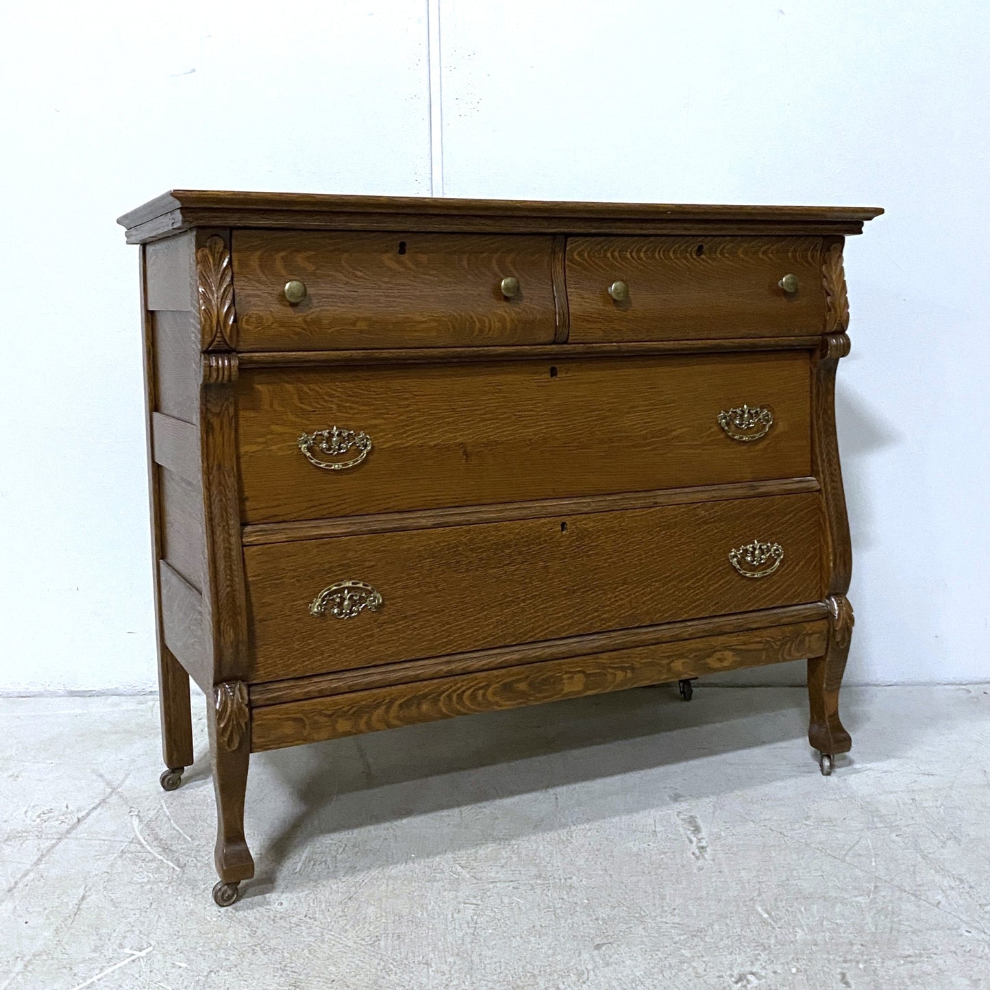 Antique Tiger Oak Dresser