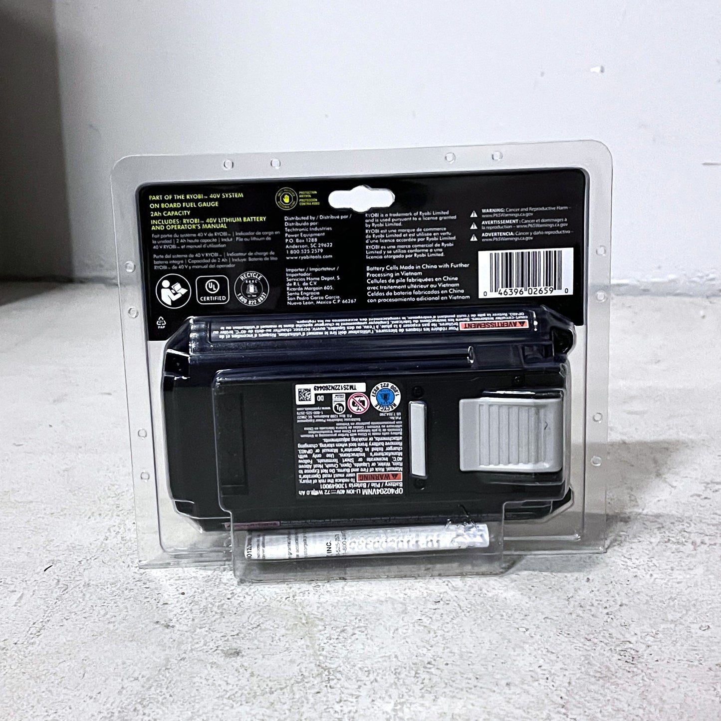 40V Lithium-Ion 2.0 Ah Battery