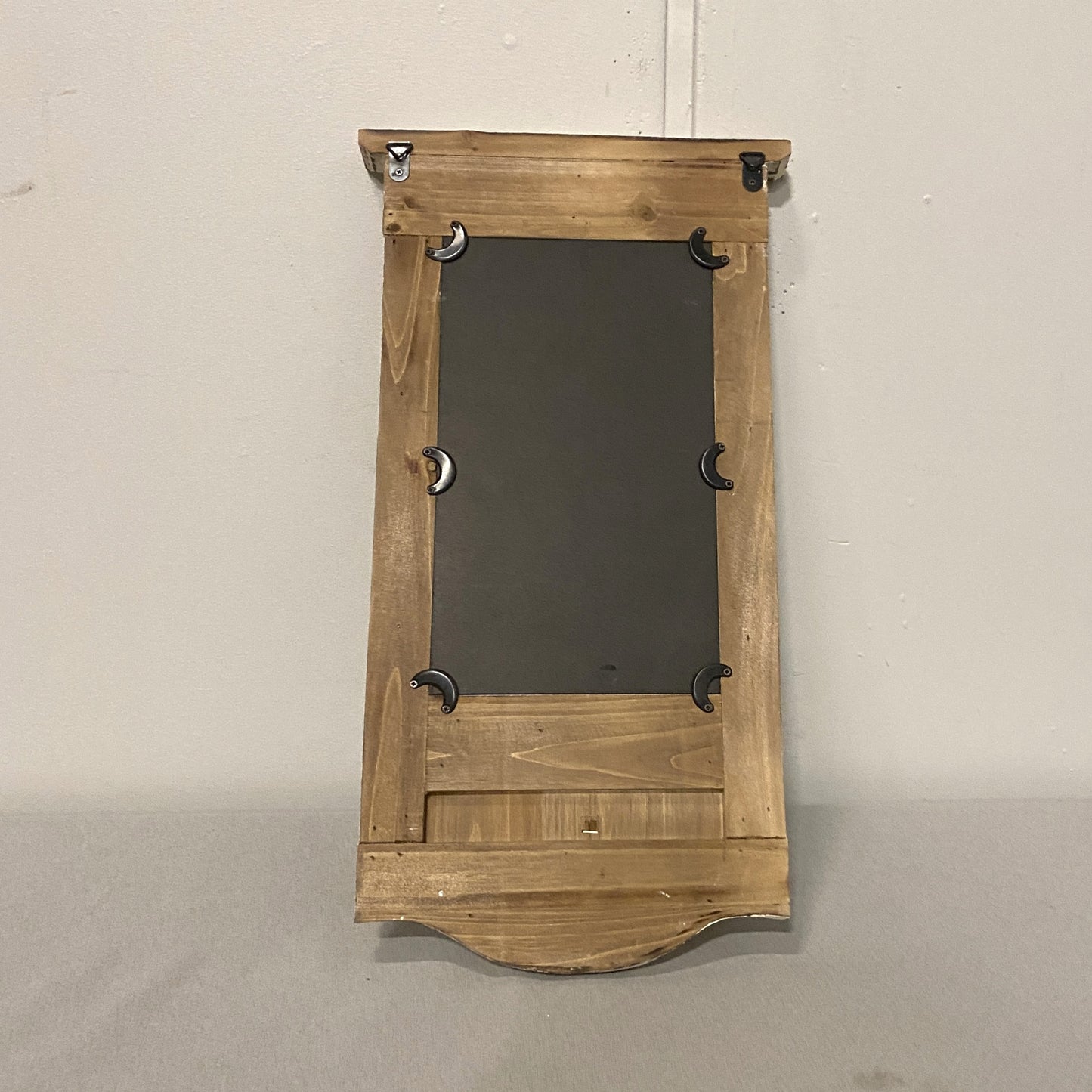 Entryway Mirror with Hooks