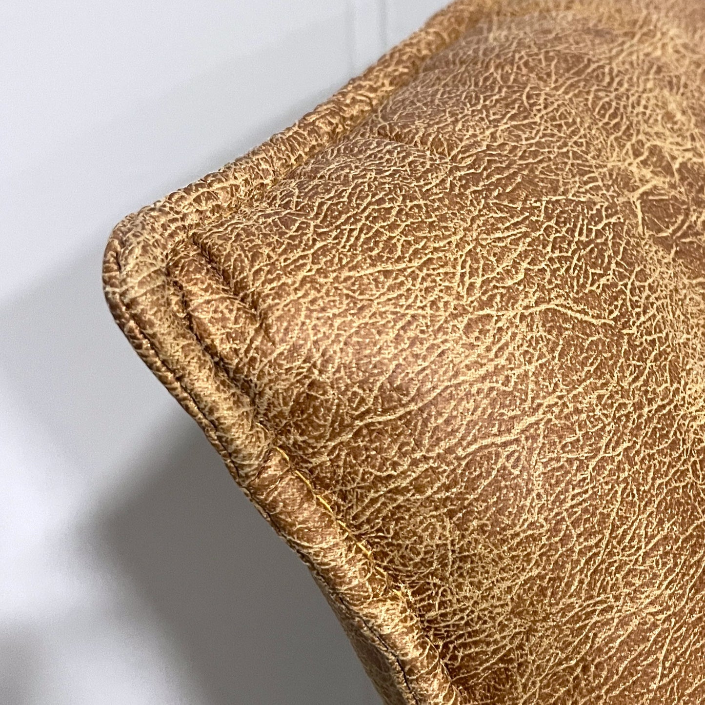 Faux Leather Accent Chair