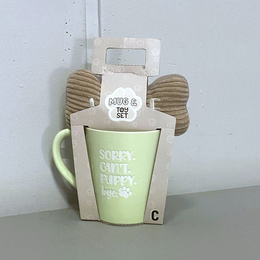 Mug & Dog Toy Set