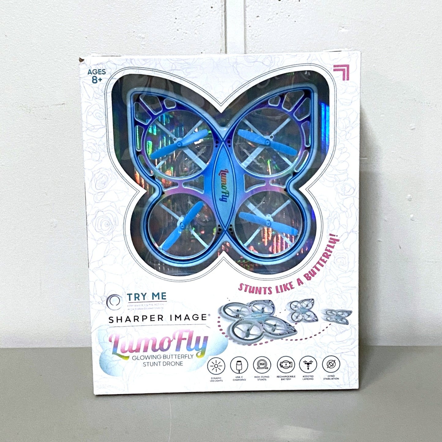 Glowing Butterfly Stunt Drone