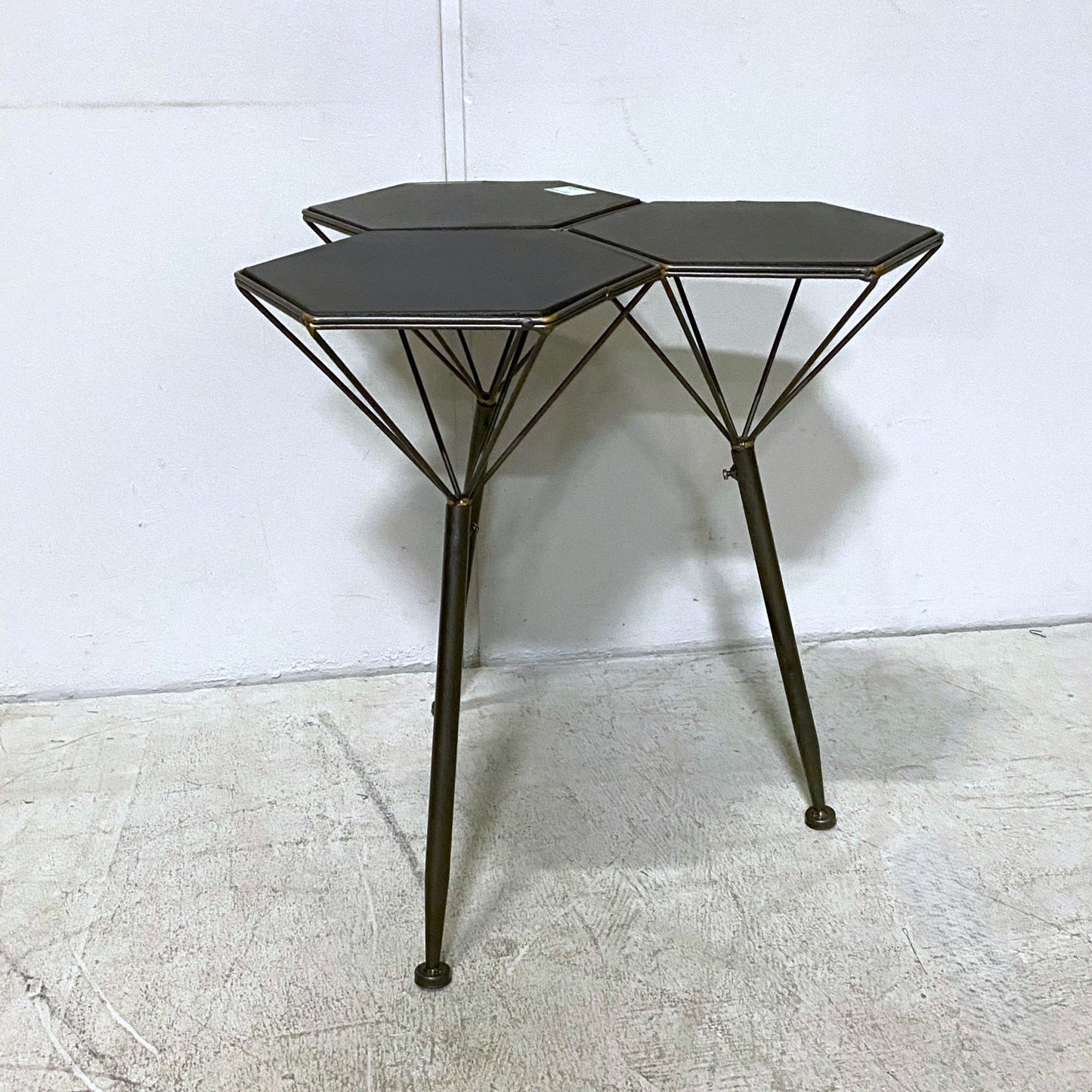 Honeycomb Metal Side Table