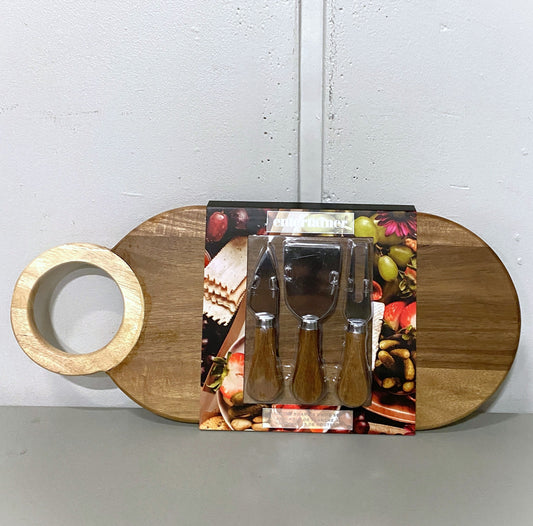 Cheese Board and Knife Set