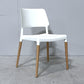 Scandi Style Chairs with Natural Wood Legs (Set of 4)