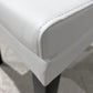 White Leather Dining Chairs (Set of 2)