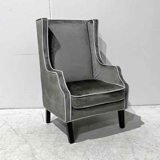 Grey Club Chair