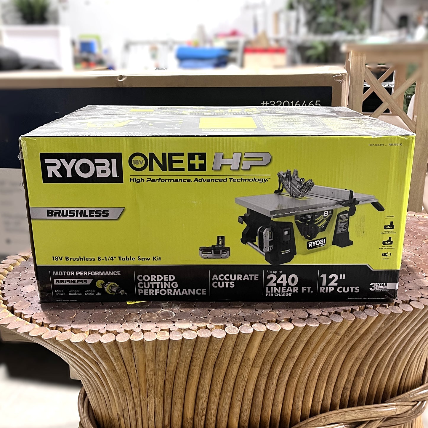 18V Brushless 8-1/4 in. Jobsite Table Saw Kit