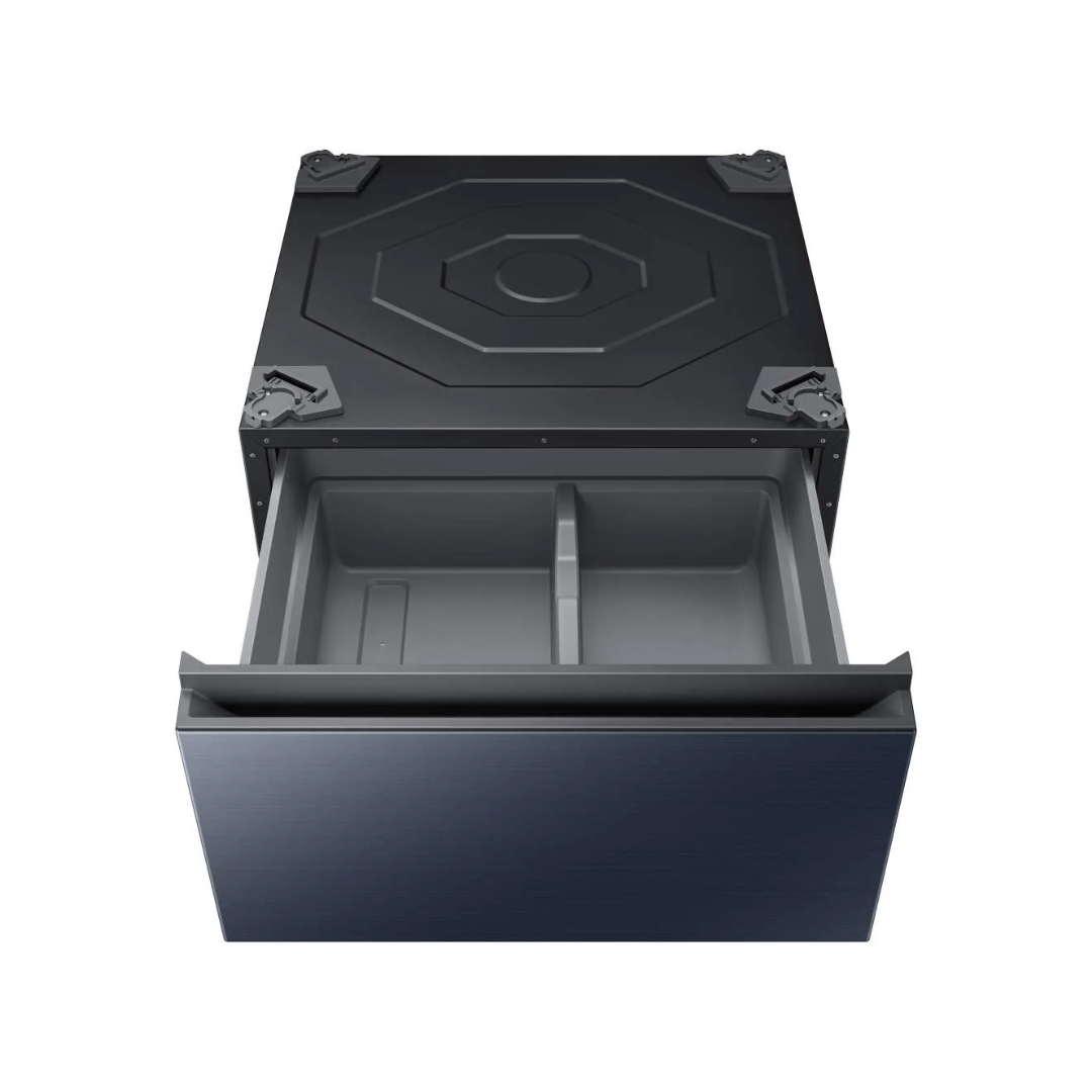 Navy Laundry Pedestal for 27" Front Load Washer & Dryer