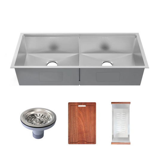 Double Basin Undermount Kitchen Sink