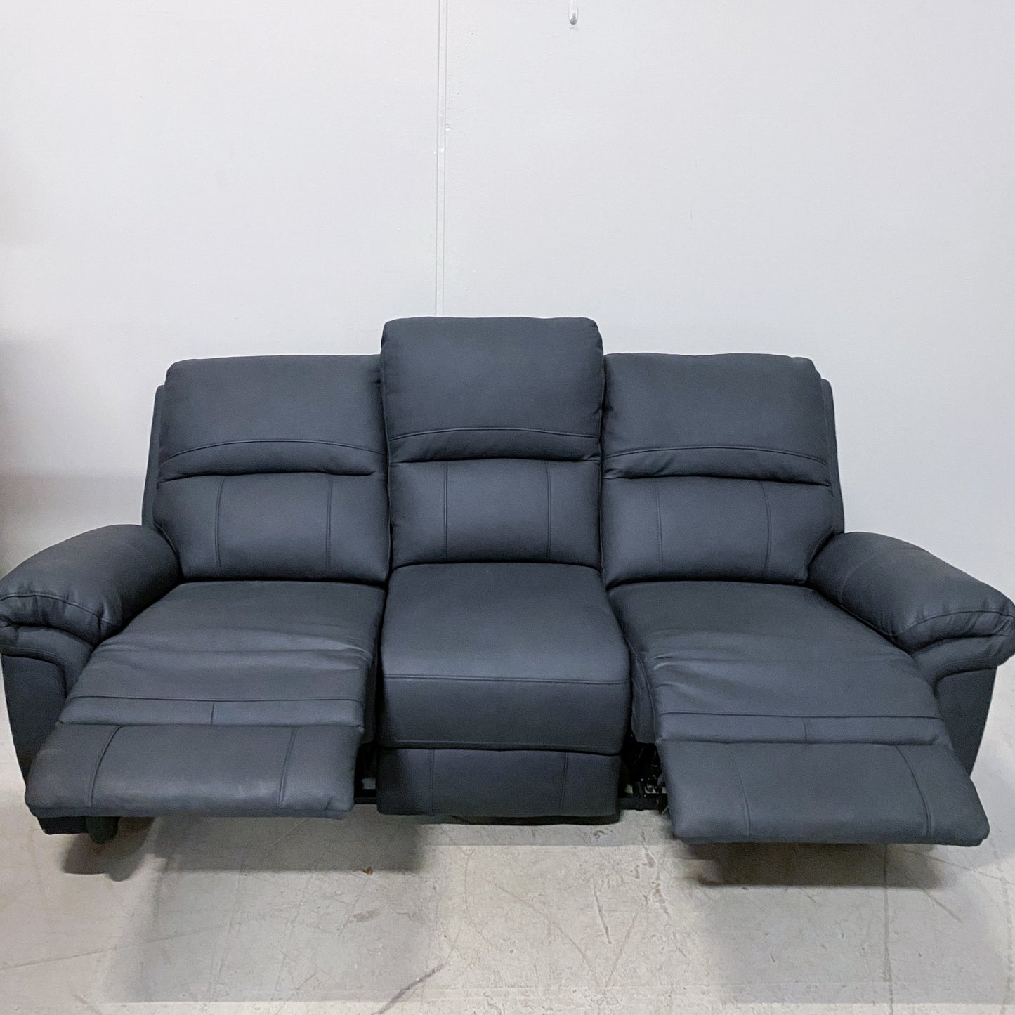 Power Recline Leather Sofa