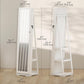 360 Degre 2-in-1 Rotatable Jewelry Cabinet with Mirror
