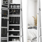 360 Degre 2-in-1 Rotatable Jewelry Cabinet with Mirror
