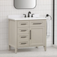 42" Vanity with Quartz Top in Greige