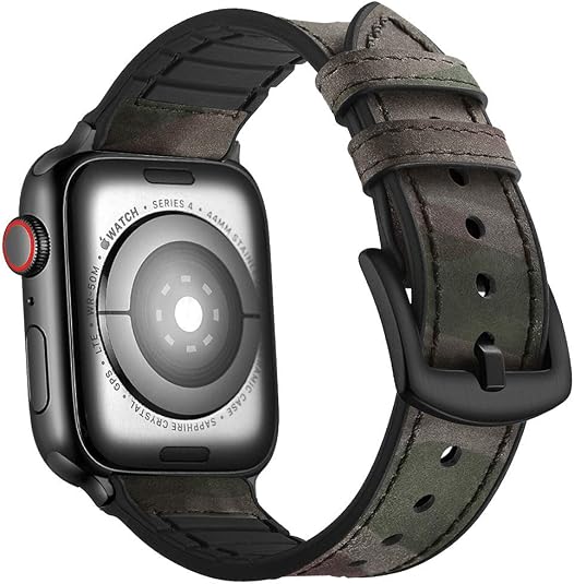 Hybrid Sports Leather Smartwatch Bands (41mm/40mm/38mm)