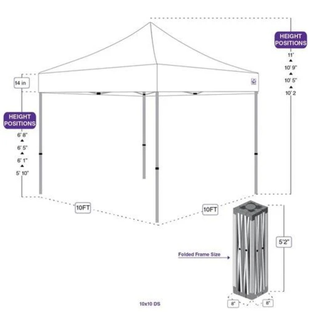 Instant Canopy with Roller Bag