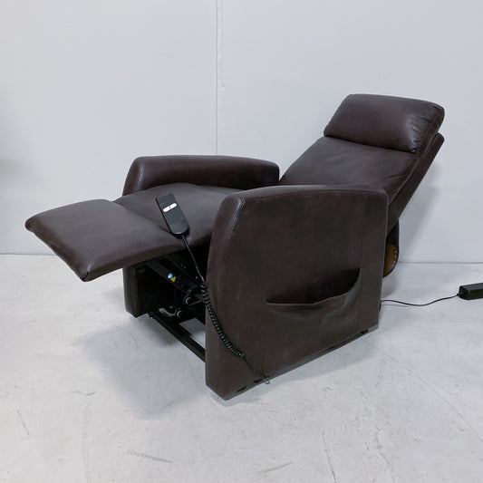Faux Leather Power Lift Recliner