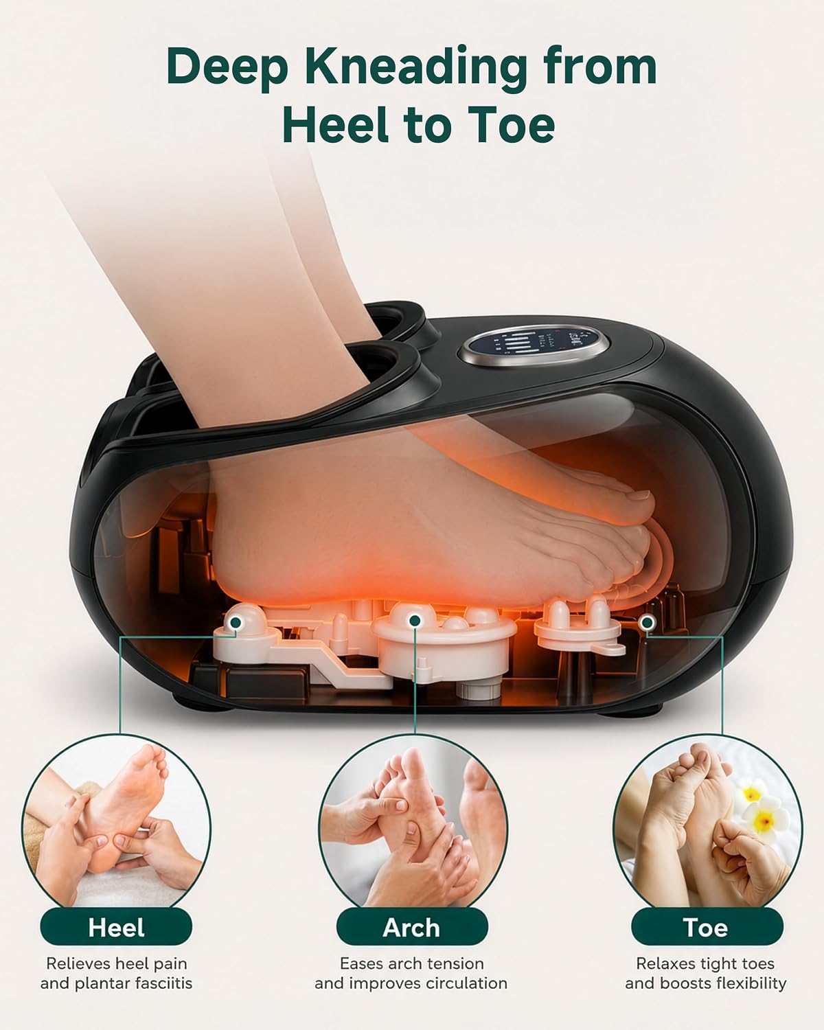 Foot Massager with Heat (Fits Up to Size 12)