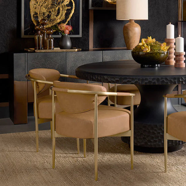 Faux Leather Dining Chair