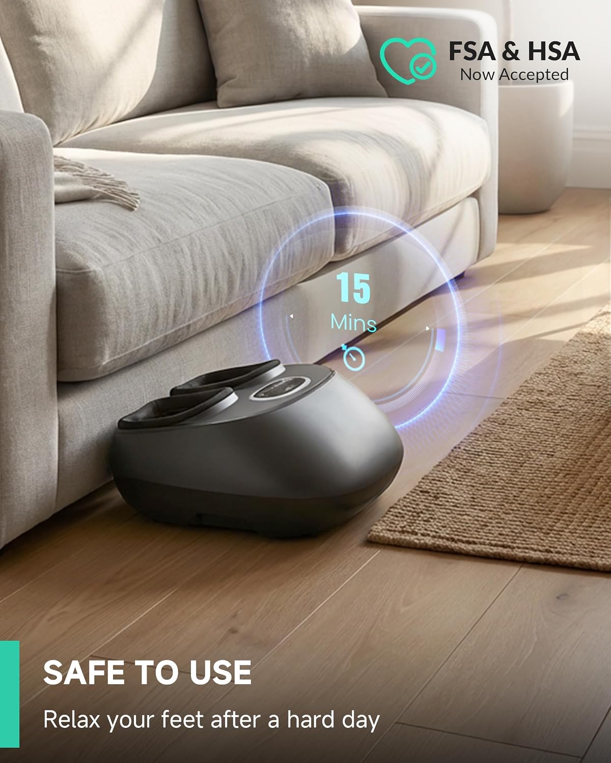 Foot Massager with Heat (Fits Up to Size 12)