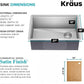 27-inch Undermount 16 Gauge Single Bowl Stainless Steel Kitchen Sink with Accessories