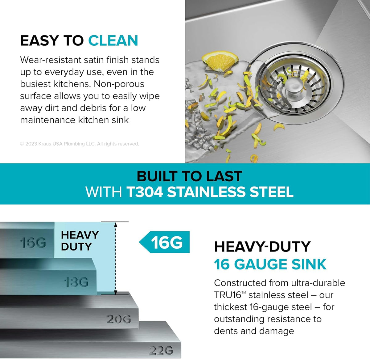 27-inch Undermount 16 Gauge Single Bowl Stainless Steel Kitchen Sink with Accessories