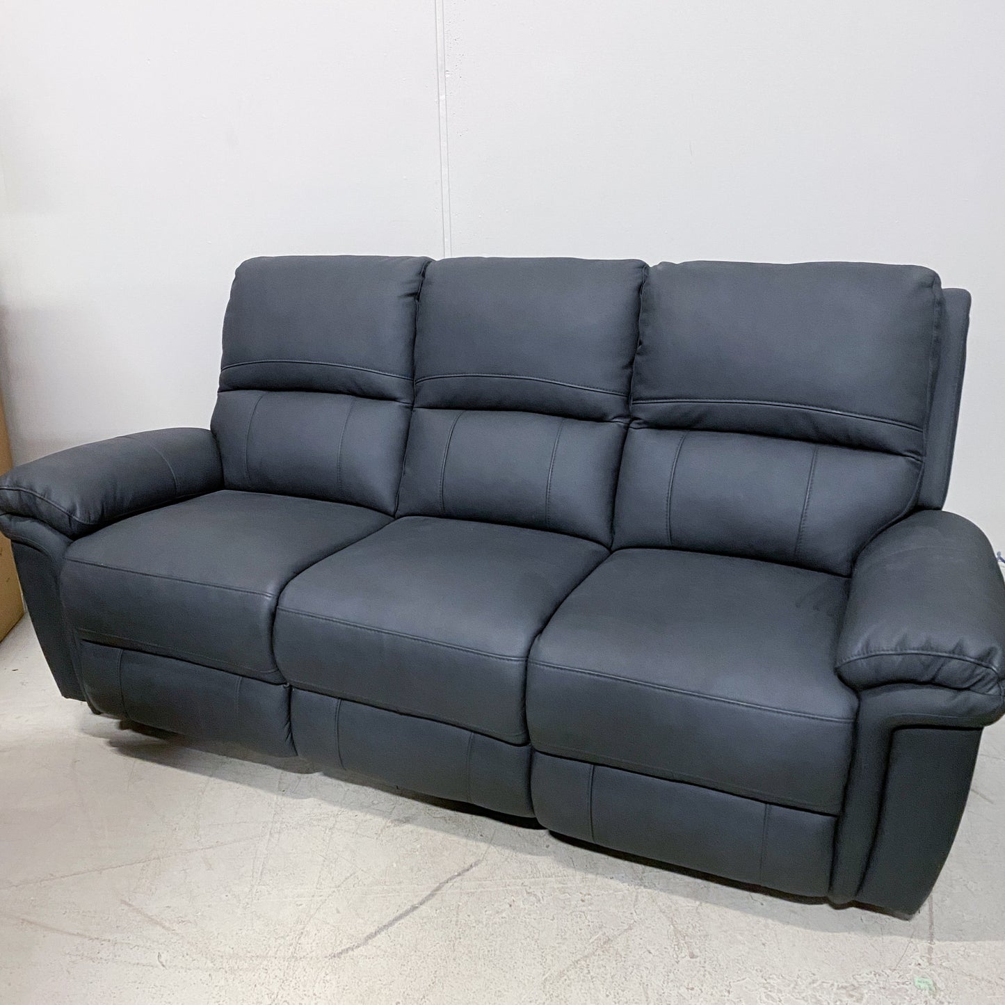 Power Recline Leather Sofa