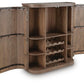 Medium Brown Bar Cabinet