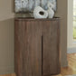 Medium Brown Bar Cabinet