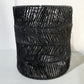 Black Raw Jute Pendant