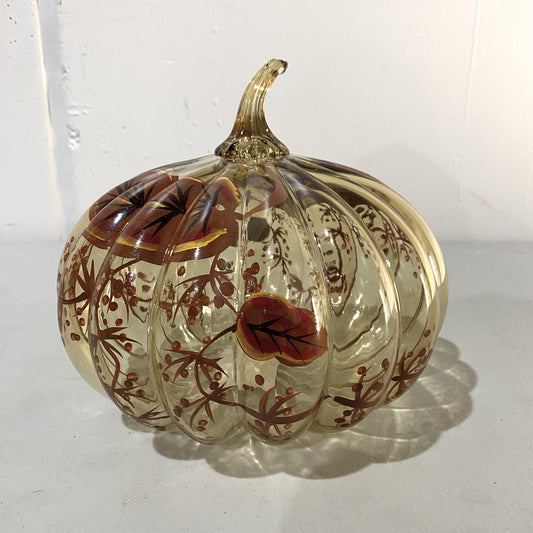 Botanical Glass Pumpkin