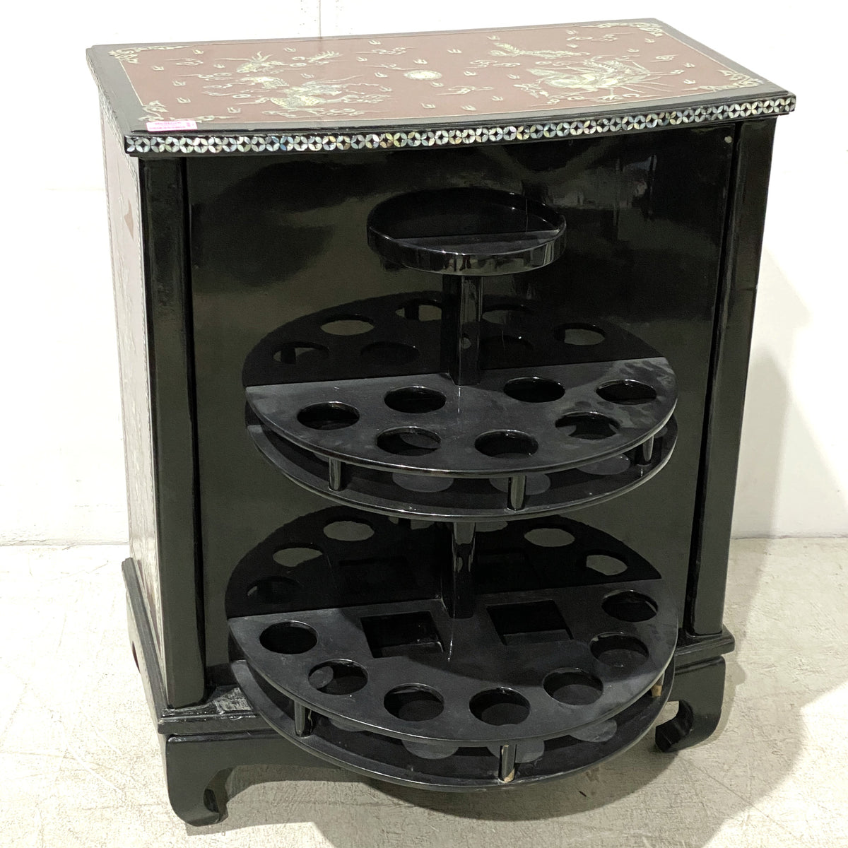 Rotating Wine Cabinet