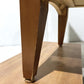 Two-door Glass Display Cabinet with Wooden Finish